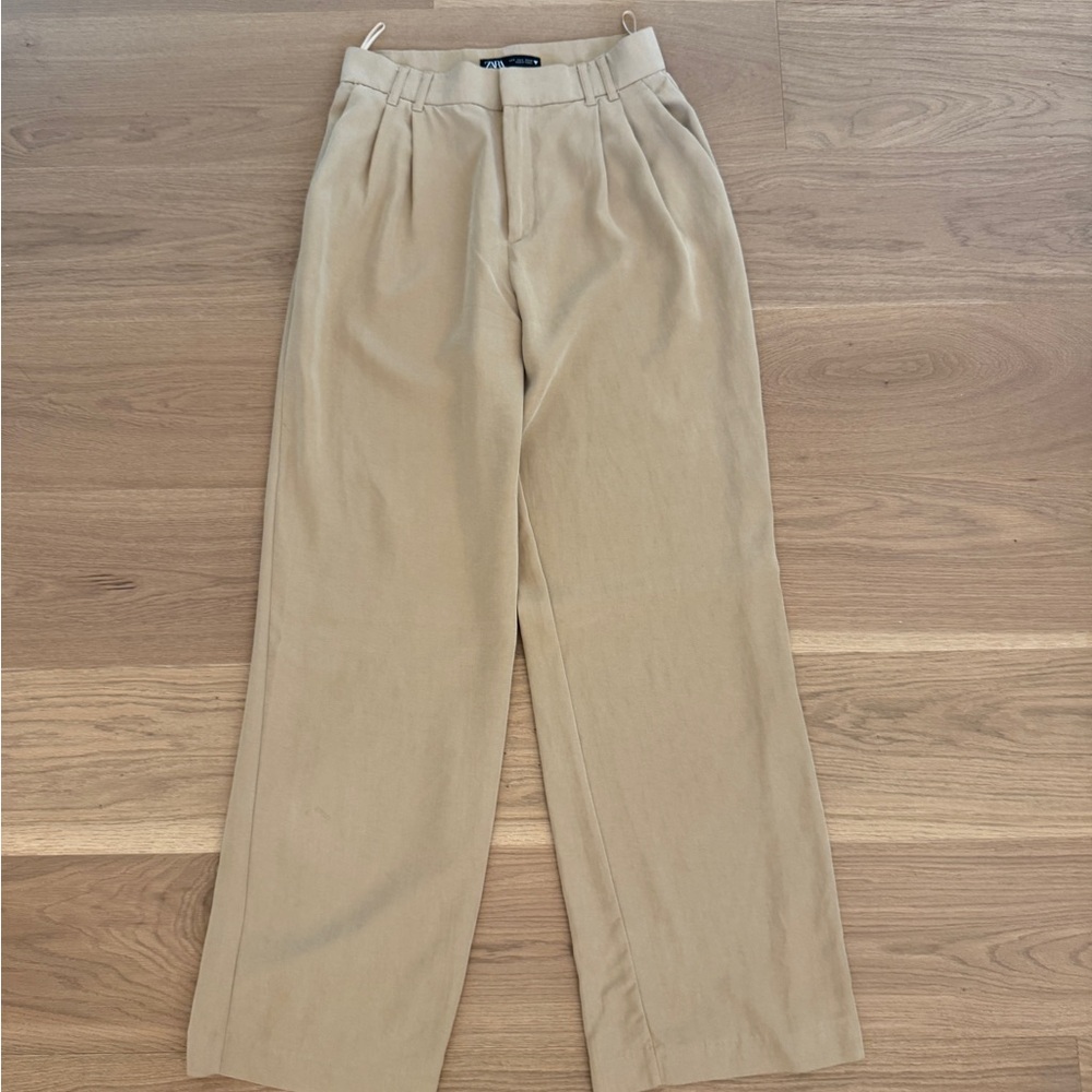 Zara Tan Trousers